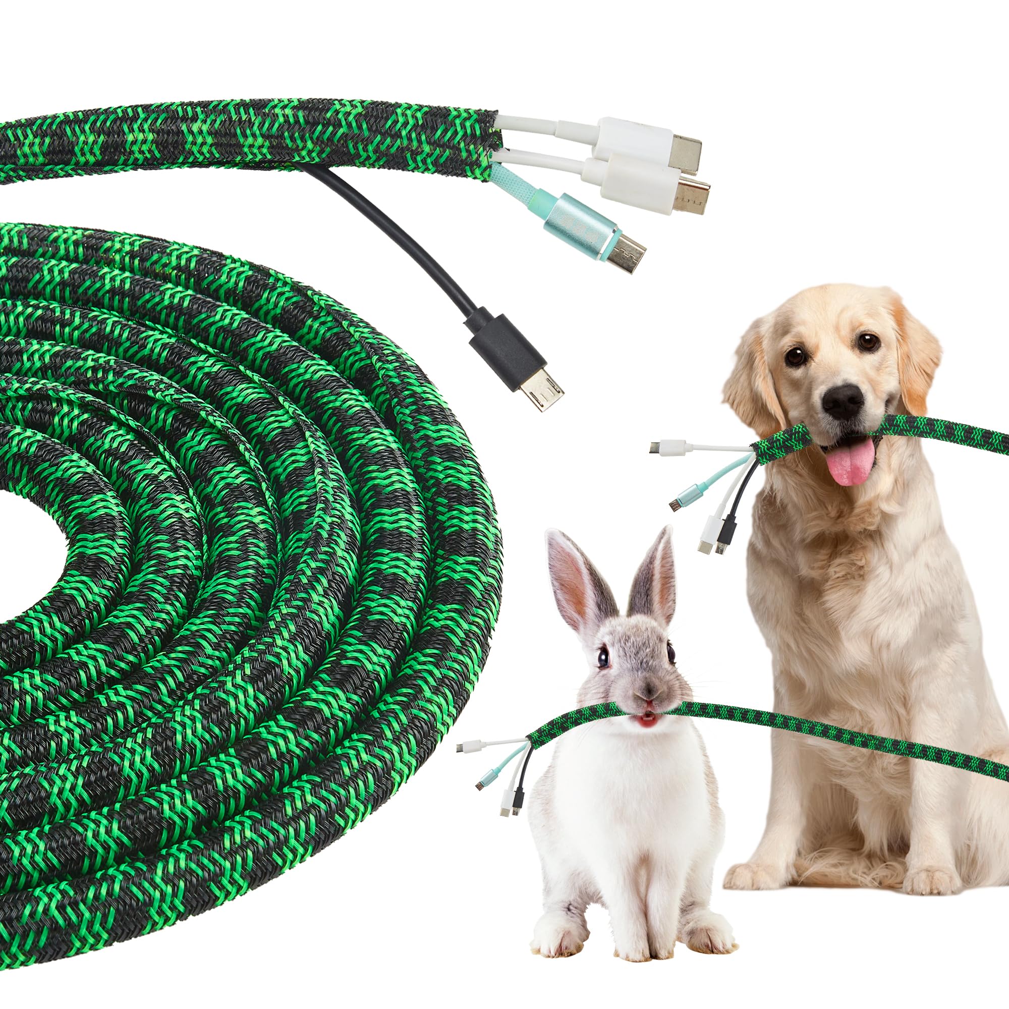 Cable Sleeve Organizer - Self-Wrapping Wire Loom -7