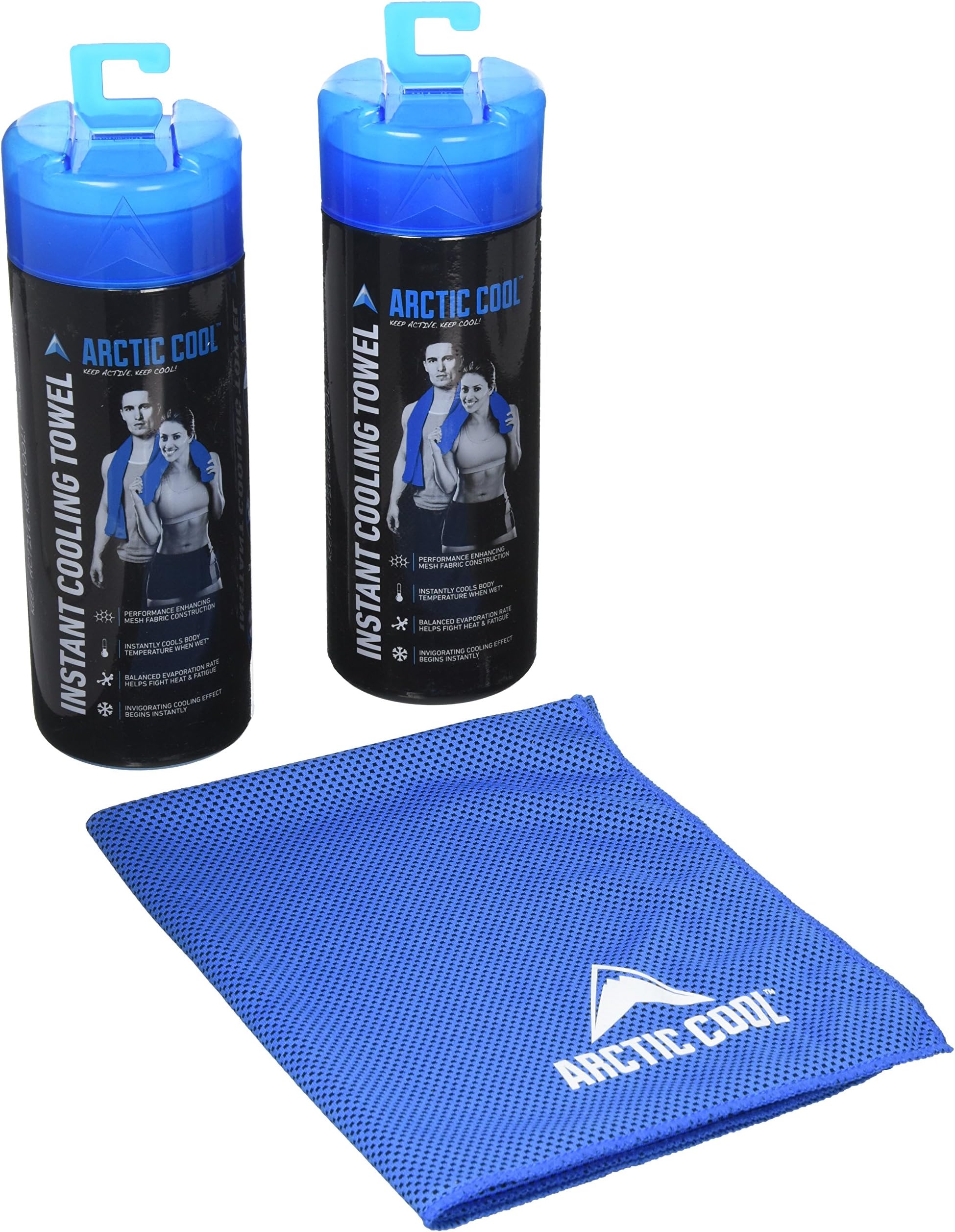 Arctic Cool Instant Cooling Towel Boxed 2-Pack