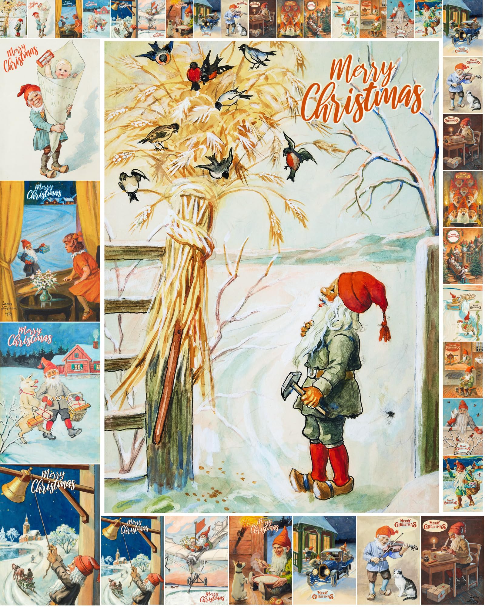 Papier pour découpage Père Noël pour réussir vos cartes de vœux faites main