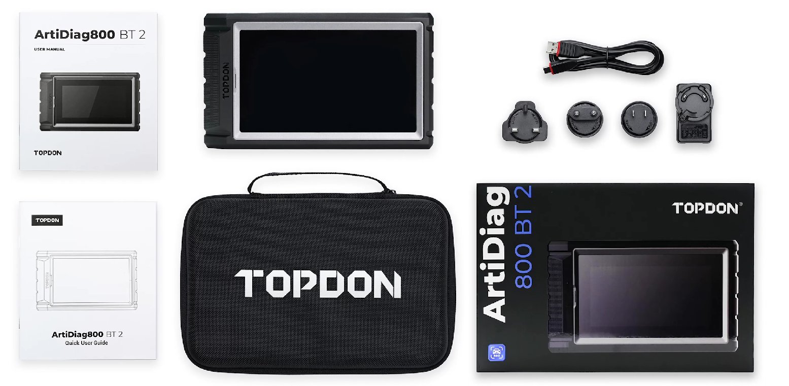 TOPDON ArtiDiag800 BT Car Diagnostic Tool with all systems