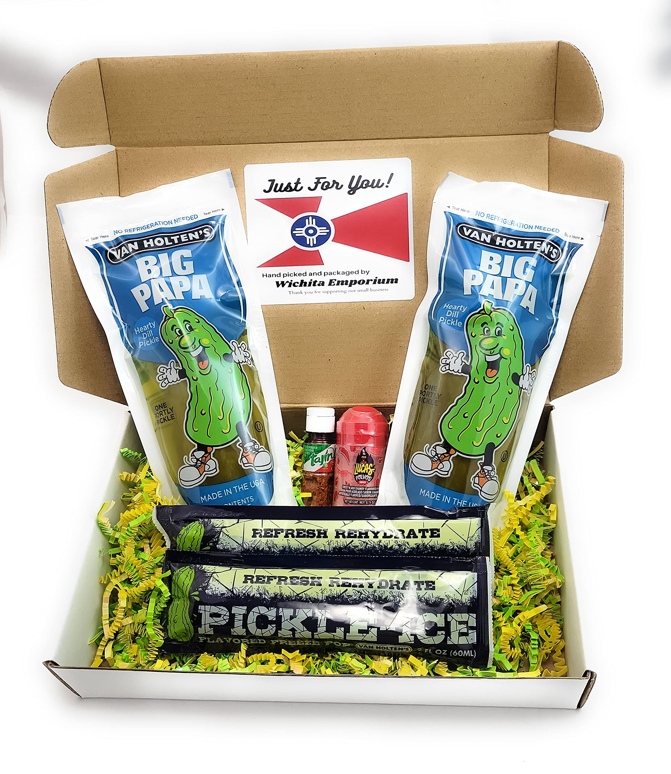 Buy Jumbo Pickle Gift Box with Van Holten's Big Papa Giant Dill Pickle