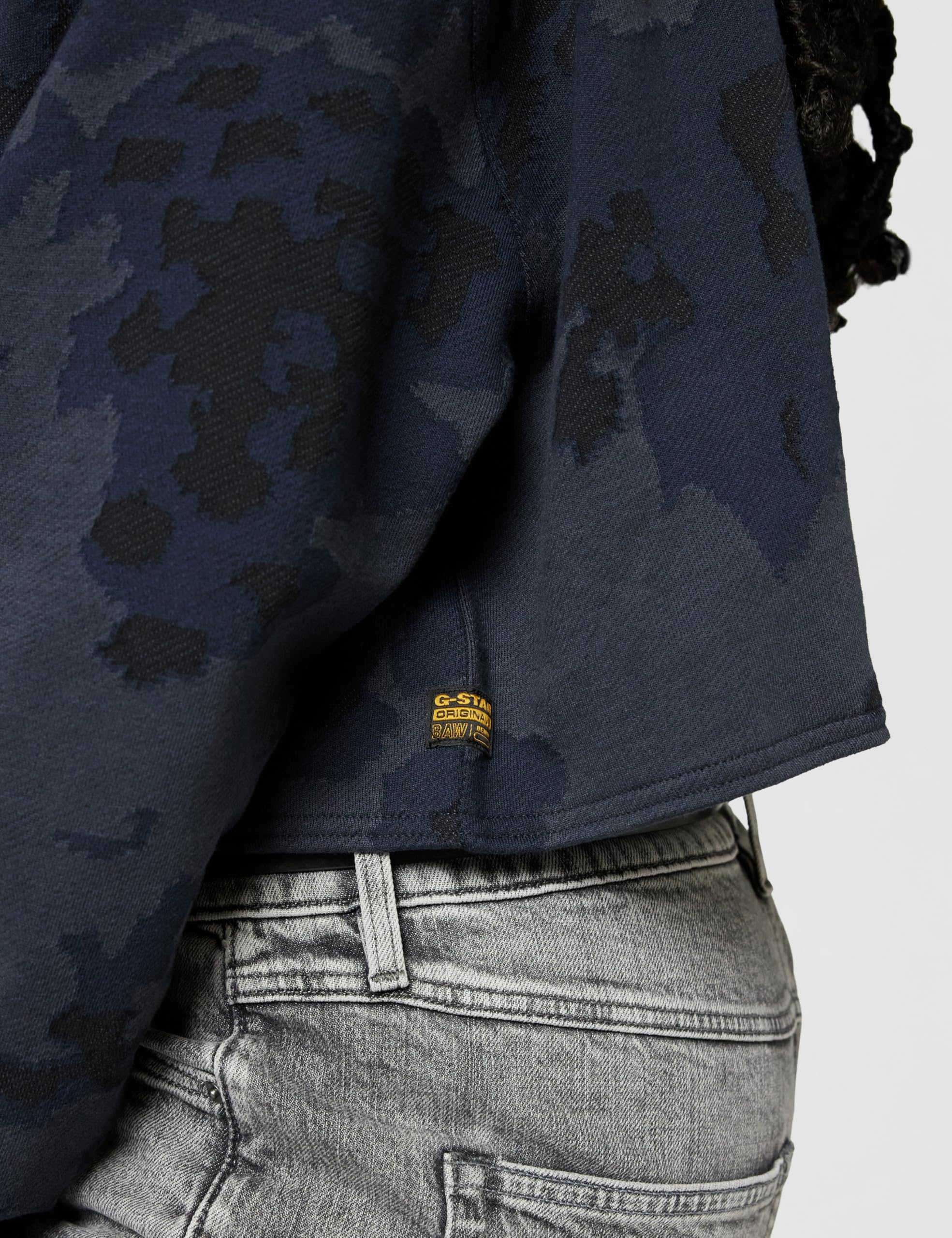 G-Star Oversized Cropped Turtle Sw Wmn Sudadera Mujer