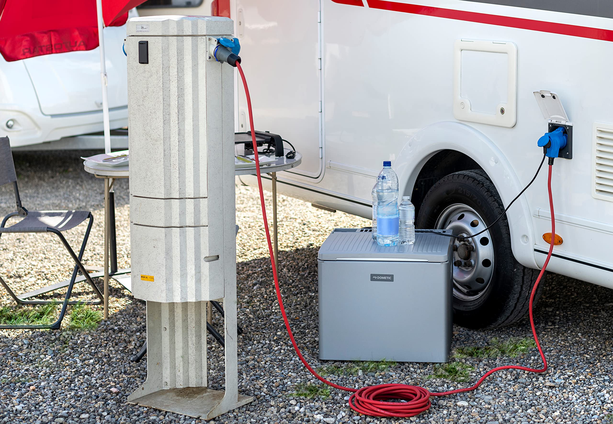Brennenstuhl - Extensor eléctrico para autocaravanas, Barcos, Tiendas ambulantes (10 m H07RN-F 3G2,5, Exterior), Fabricado en Francia