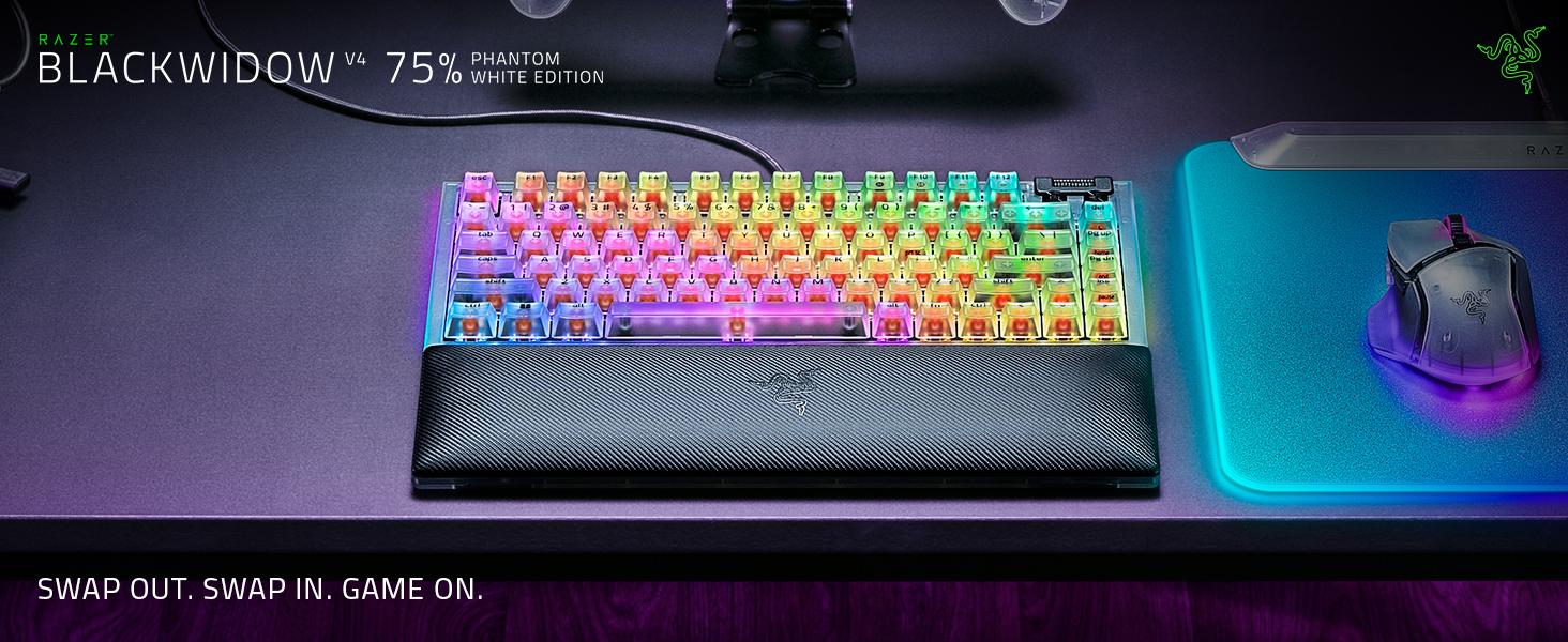 Amazon.com: Razer BlackWidow V4 75% Mechanical Gaming Keyboard