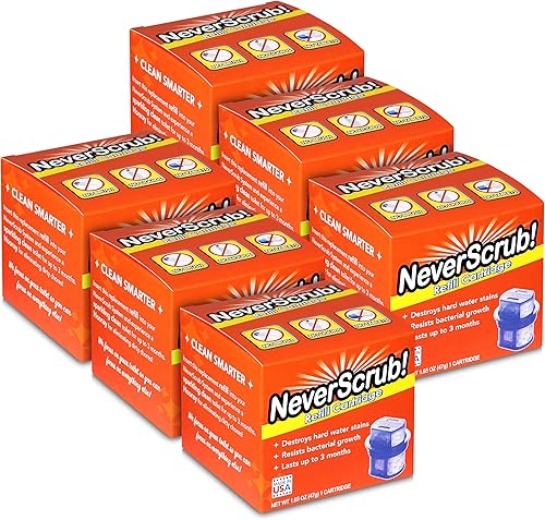 Cartucho de recarga para sistema NeverScrub 1.65oz (paquete de 6)