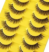 Vista 5 de Pestañas Postizas Rusas en Tiras, Pestañas Curvadas en D, Aspecto Natural Esponjoso, Pestañas zanlufly Como Extensión de Pestañas, Volumen, Banda