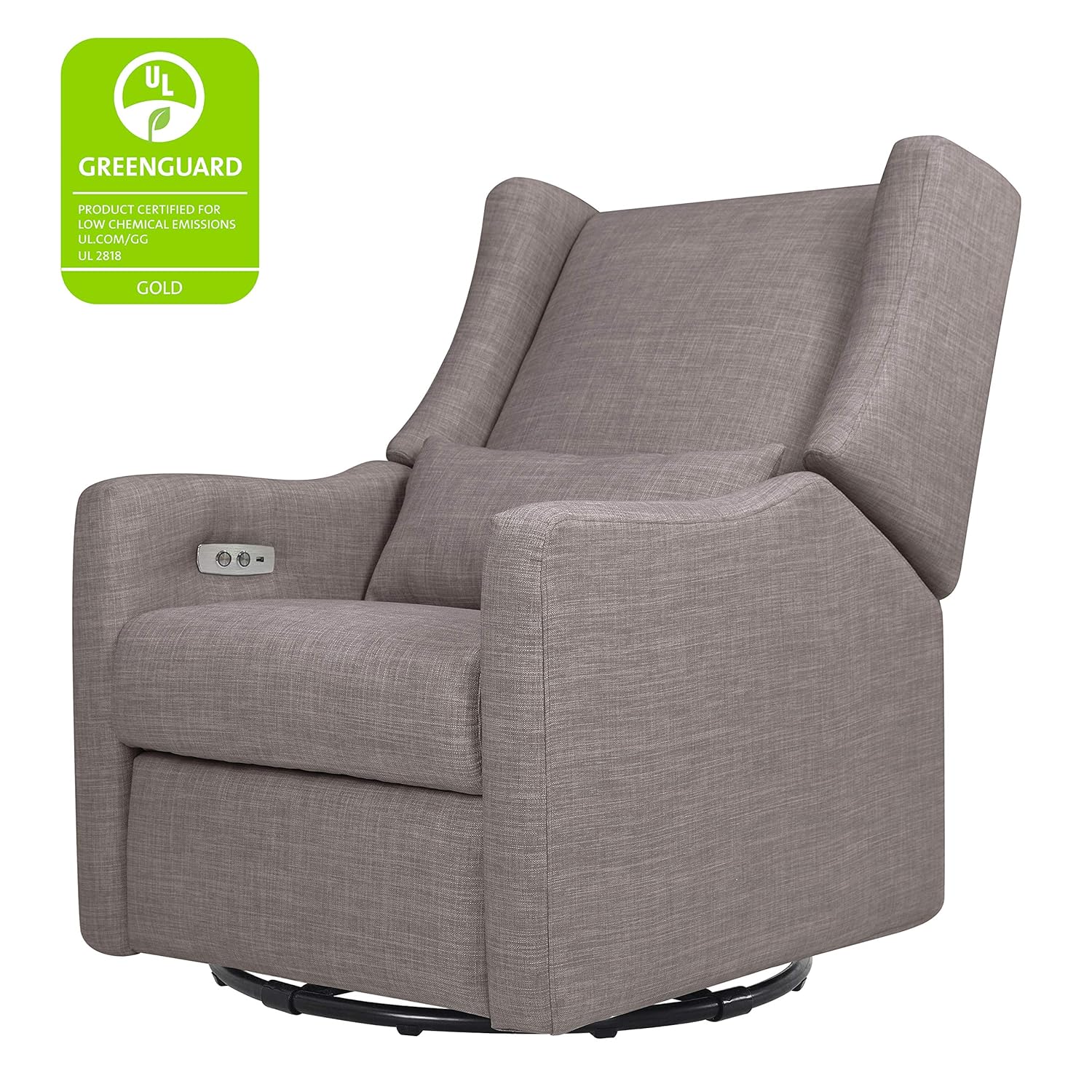 Amazoncom Babyletto Kiwi Electronic Power Recliner And Swivel Glider With Usb Port In Grey Tweed Amazoncom Babyletto Kiwi Electronic Power Recliner And Swivel Glider With Usb Port In Grey Tweed
