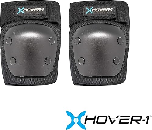 Miniatura 5 de Hover-1 Coderas protectoras de nailon  Rodilleras y muñequeras, para mayores de 8 años, carcasa de polipropileno duro resistente a impactos y