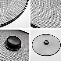 Vista 2 de Protector contra salpicaduras de cocina, pantallas de salpicaduras, 3 piezas de protección contra salpicaduras de sartén, pantalla de salpicaduras