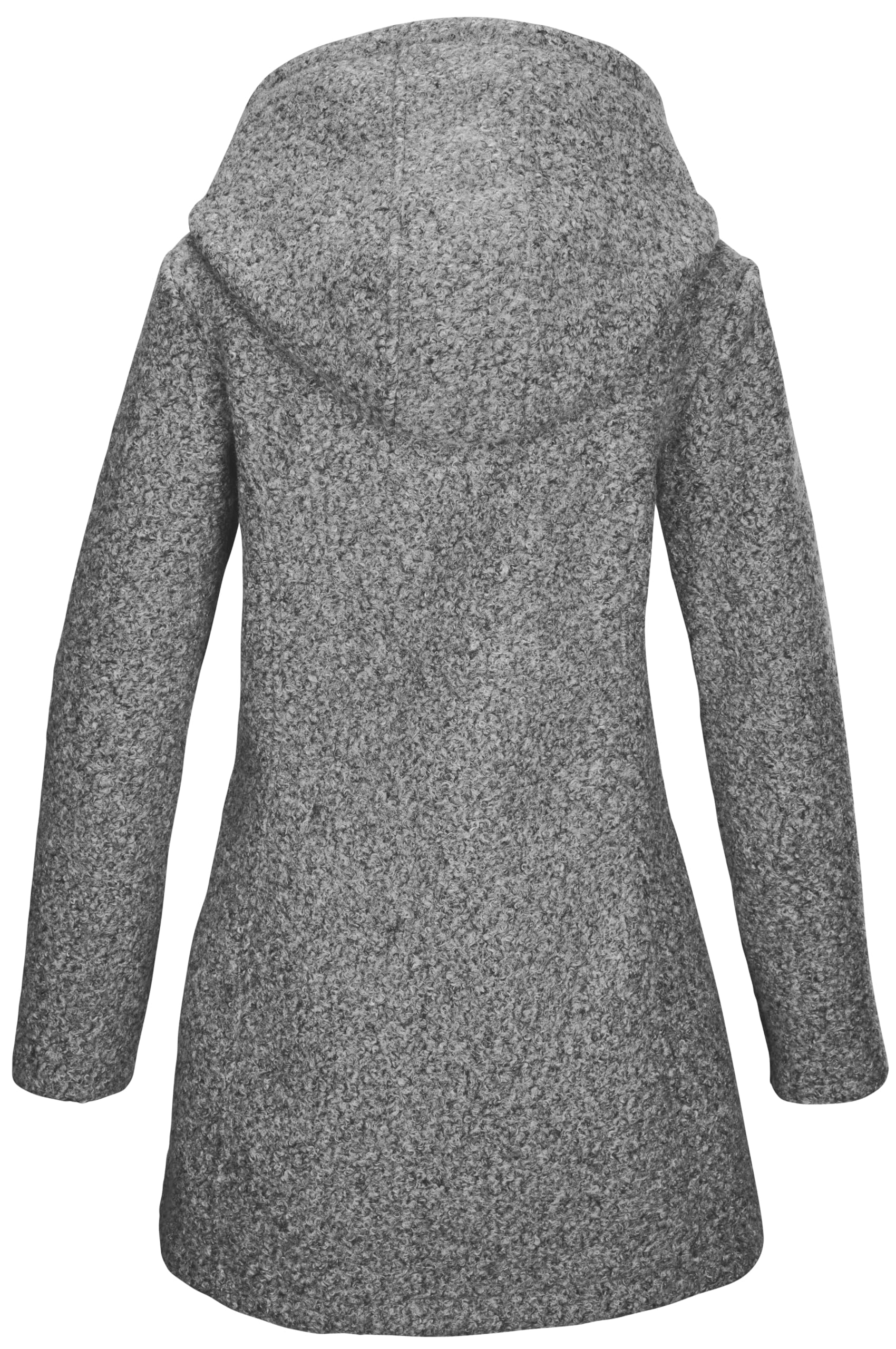G.I.G.A. DX Kobiety Parka polarowa/płaszcz polarowy z kapturem GW 87 WMN PRK_Roshana, grau, 38, 43687-000
