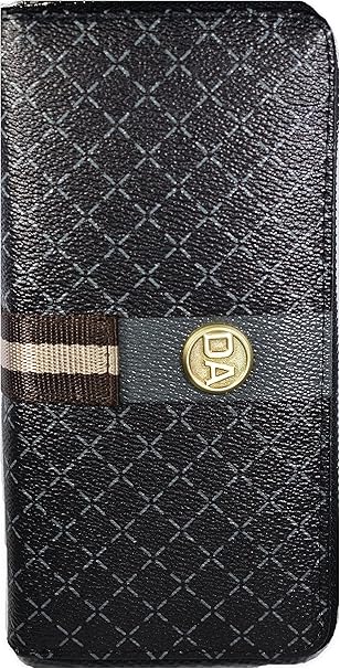 designer zip around purse