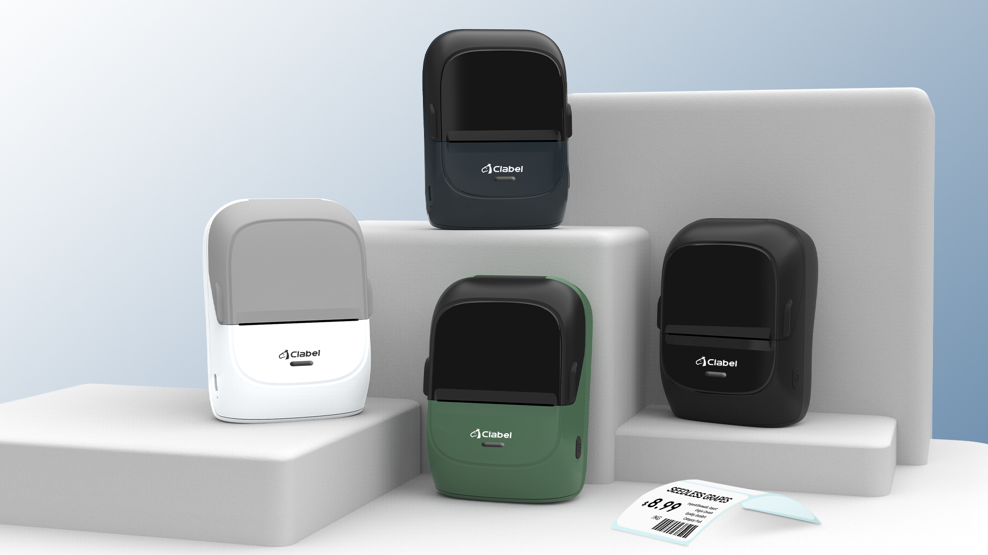 Amazon.com : CLABEL Thermal Label Maker Machine: 2 Inch Portable