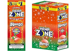 Hemp Zone Mango Cigar Wraps: The Perfect Rolling Paper for a Smooth and Flavorful Experience