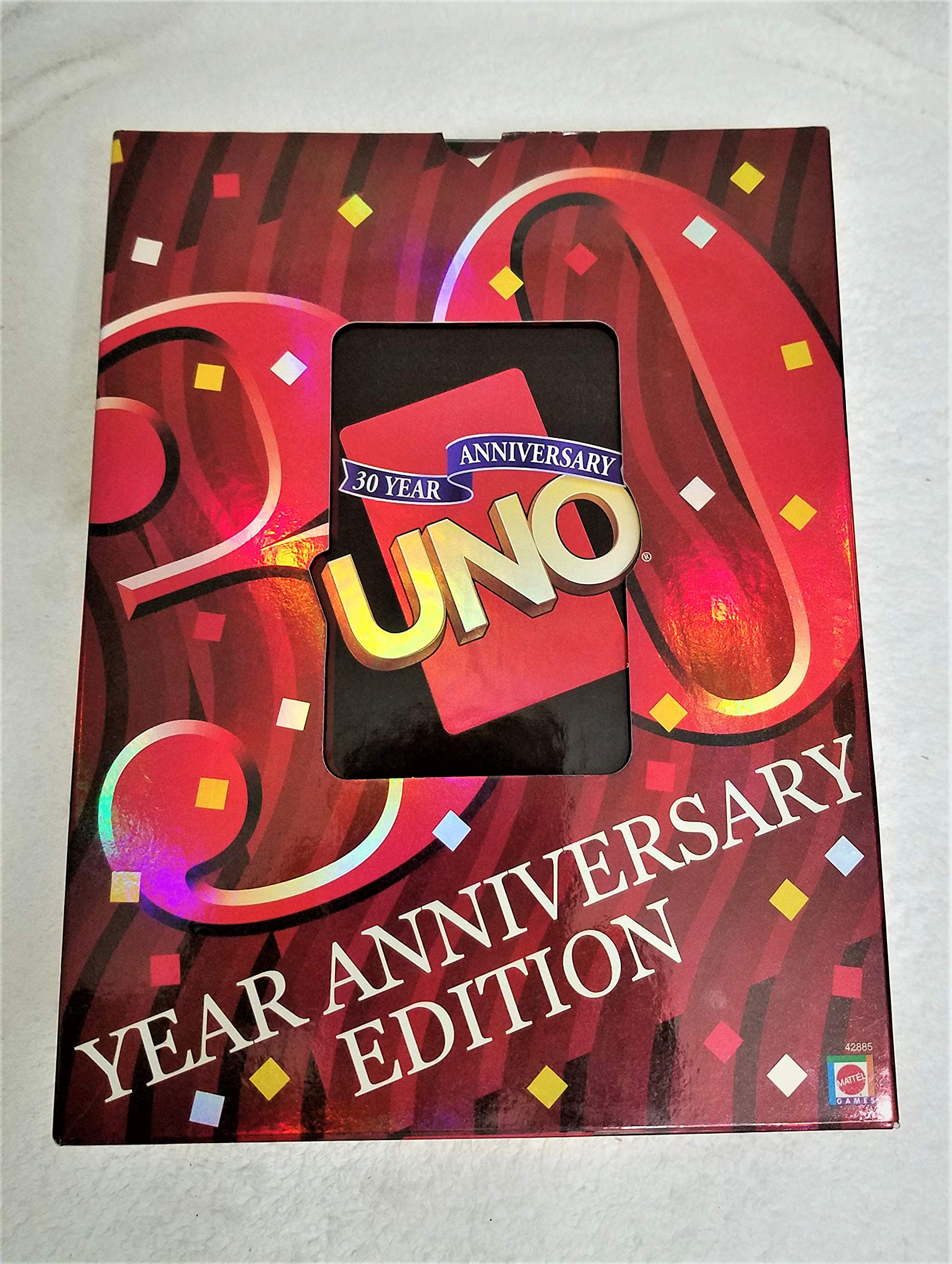 Amazon Com Uno 30 Year Anniversary Edition In Anniversary Storage Case Toys Games
