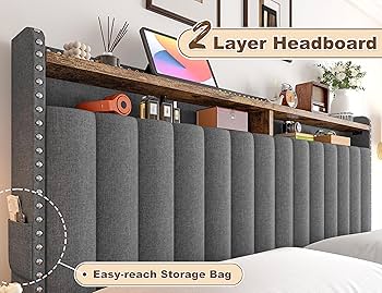 愛@1012様お取り置き専用ページ Amazon.com: EnHomee King Size Bed Frame with 4 Oversized