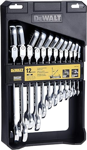 DEWALT Juego de llaves de trinquete, SAE, flexible, 12 piezas (DWMT19231)