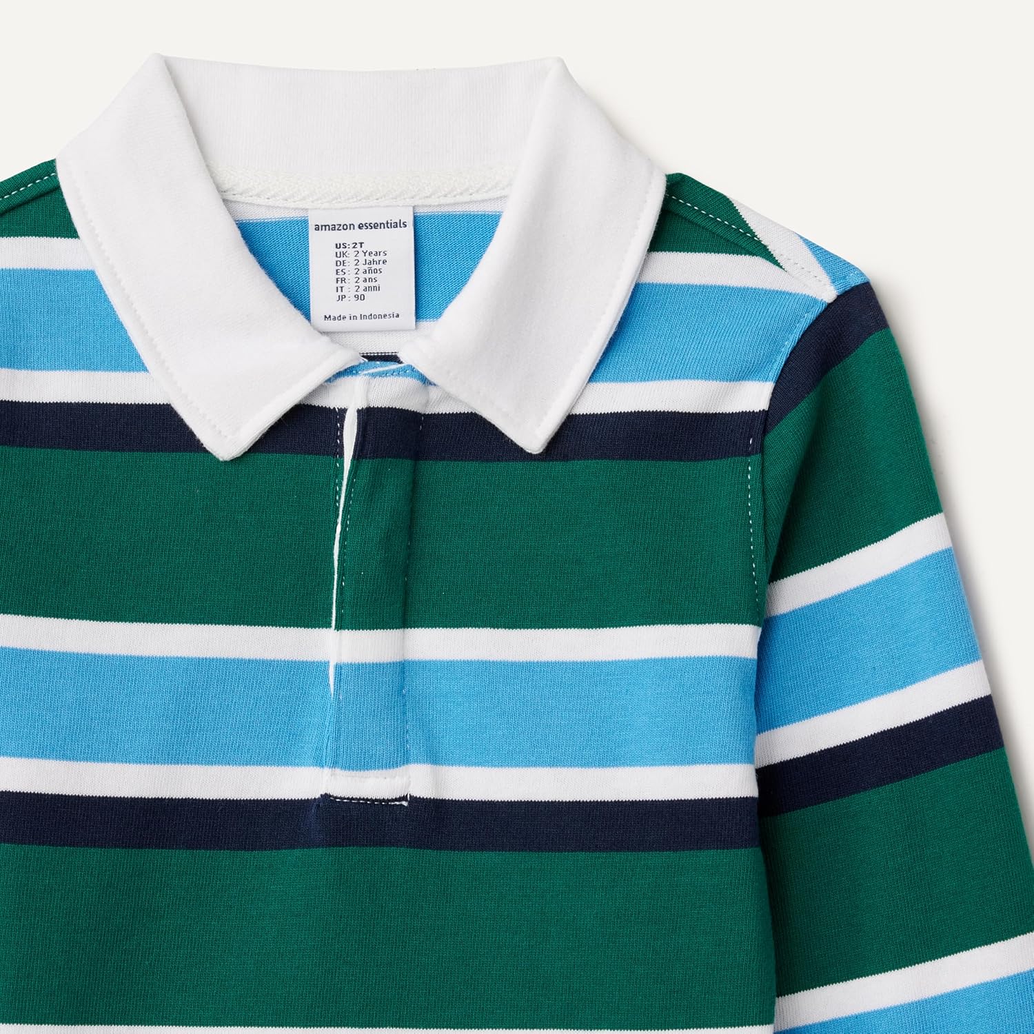 Amazon Essentials Boys and Toddlers' Rugby Polo Shirt - Image 4