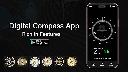 Digital Compass For Direction: Smart Compass Direction: Prayer and Qibla Direction Compass