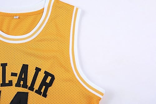 Miniatura 4 de MESOSPERO #14 The Fresh Prince of Bel Air #25 Carlton Banks - Camiseta de baloncesto, ropa de hip hop de los años 90 para hombres de fiesta