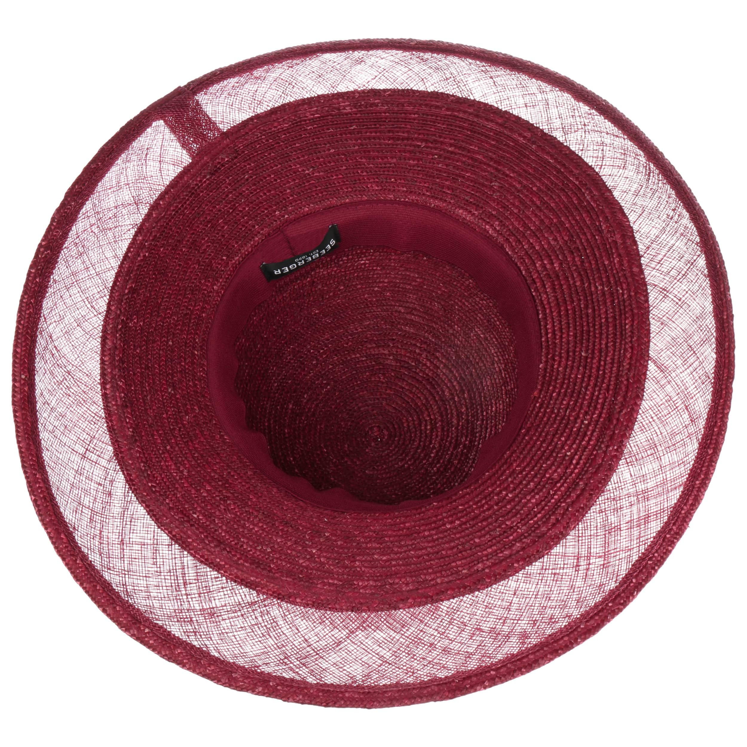 Seeberger Sinamay Edge Schlapphut Sonnenhut Sommerhut Damenhut Gartenhut Strohhut Damen - Frühling-Sommer Sommer