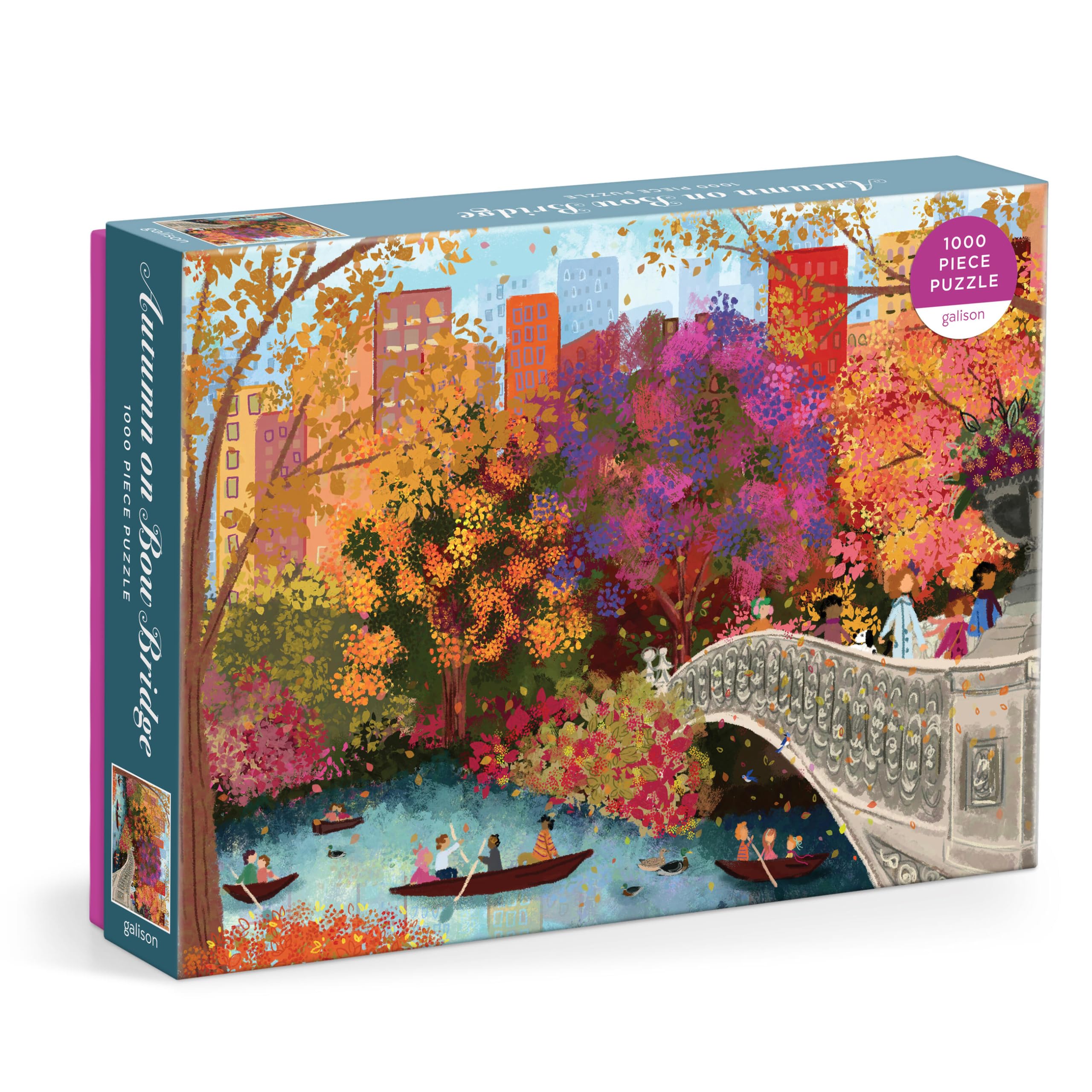 Joy Laforme Autumn on Bow Bridge 1000 Piece Puzzle by  Galison - 9780735386105