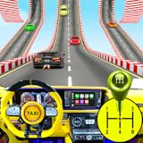 Challenging missions of car ramp jumping game.