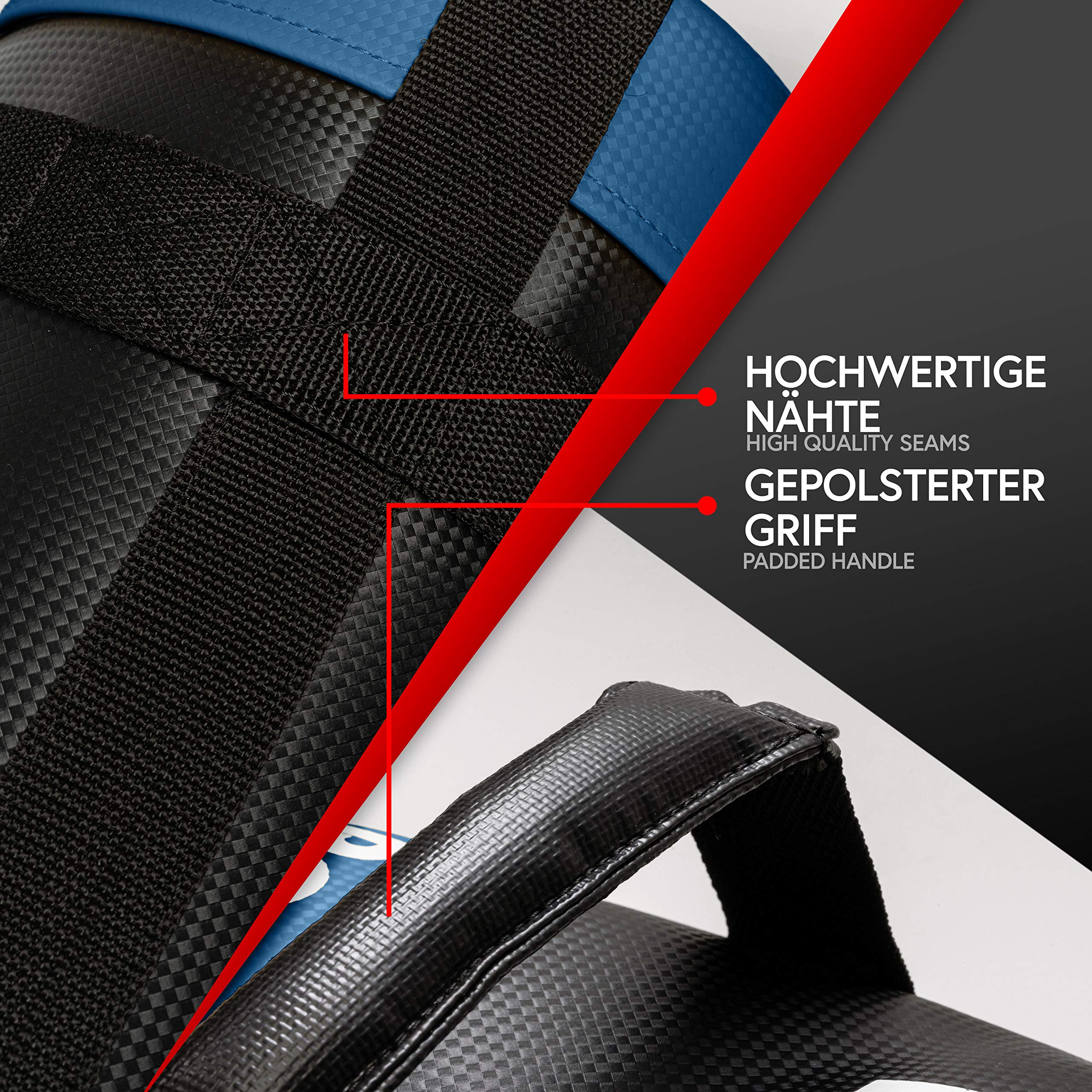 POWRX Sac de Fitness en Cuir Synthétique 5-30 kg pour Entraînement Fonctionnel