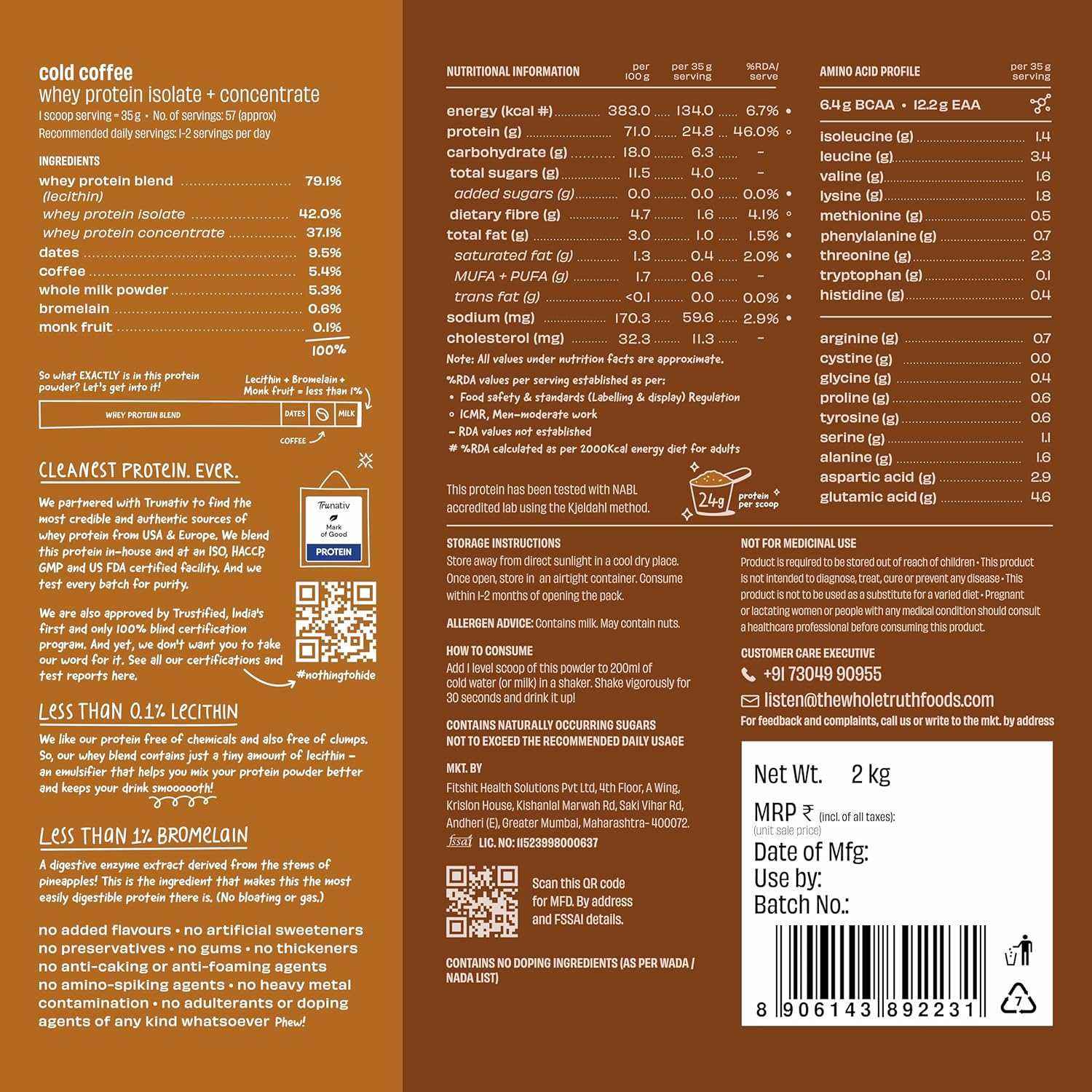 New Year Sale The Whole Truth Whey Protein Isolate+Concentrate | Cold 7 New Year Sale The Whole Truth Whey Protein Isolate+Concentrate | Cold