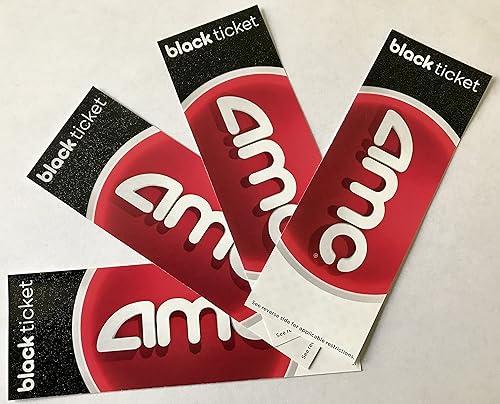 AMC - Boletos para el cine Black Movie (4 unidades)