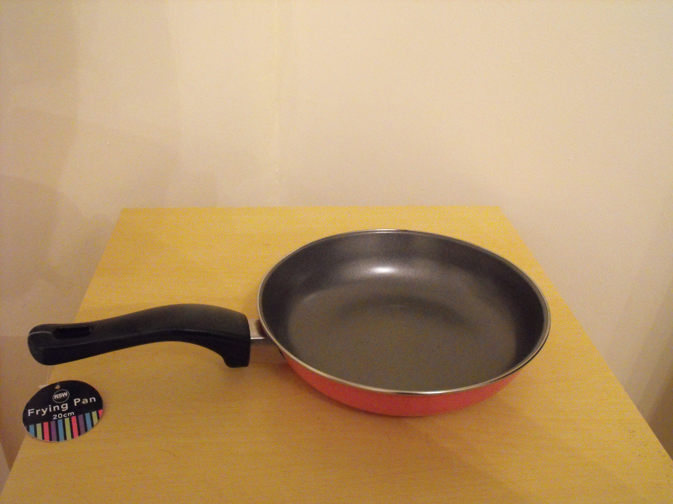 26cm Grey Non Stick Frying Pan Carbon Steel Fry Pan With Bakelite Handle
