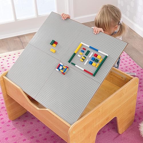 Miniatura 7 de Mesa de actividades KidKraft con tabla 2 en 1 gris espresso