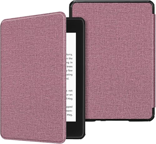 Miniatura 19 de Fintie - Funda delgada para Kindle Paperwhite (décima generación del 2018), piel sintética ligera prémium con función automática de apagar y Galaxia