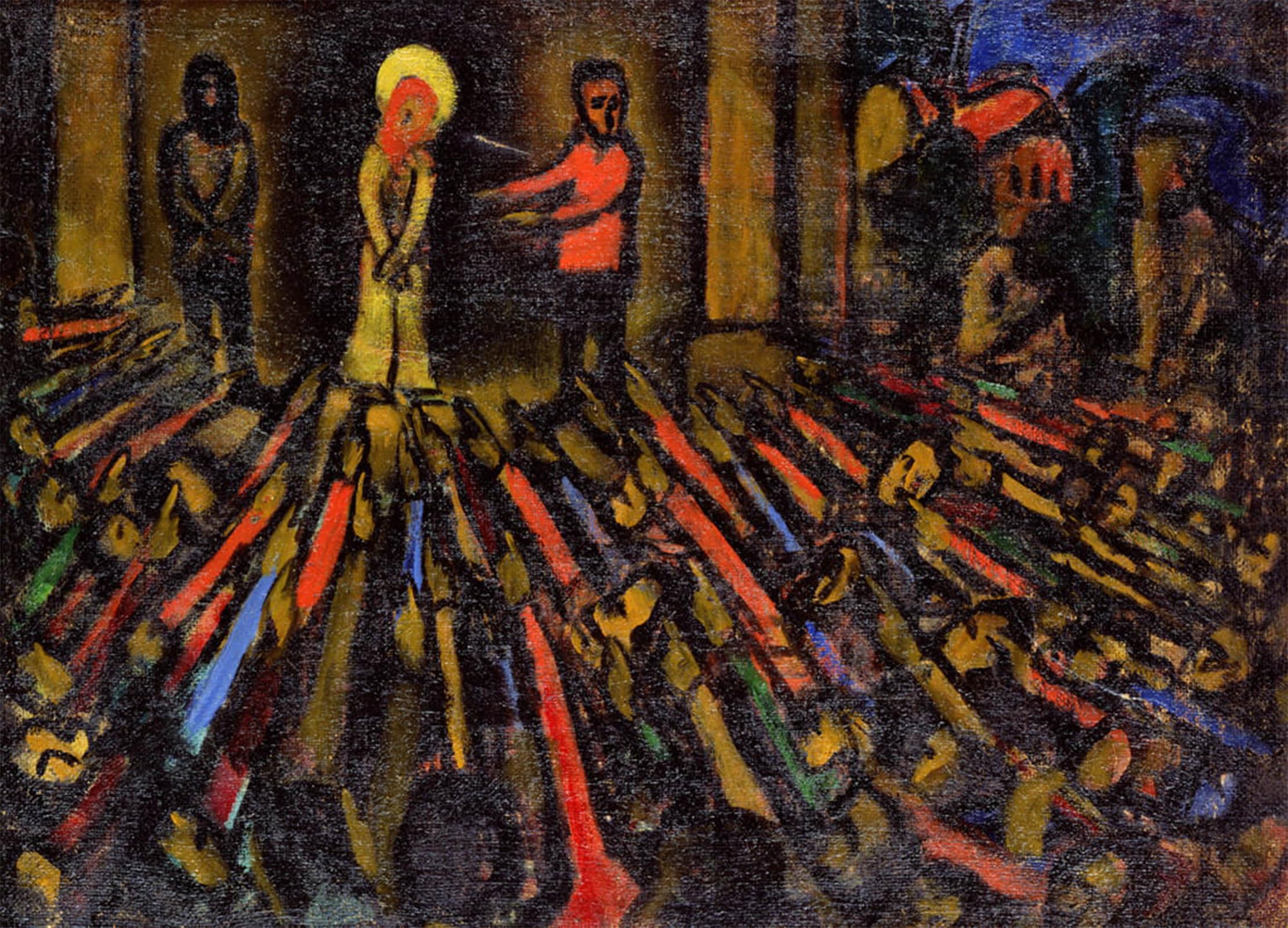 POSTERIIk Famous Print Pop Art Wall Art Graffiti Christus by Arthur Segal Art Prints for Home Decor 60x90cm