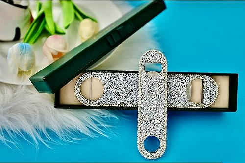 Miniatura 6 de Abridor de cerveza brillante para camareros, abridor de botellas de cerveza de cristal, abridor de botellas de cerveza con purpurina para mujer,