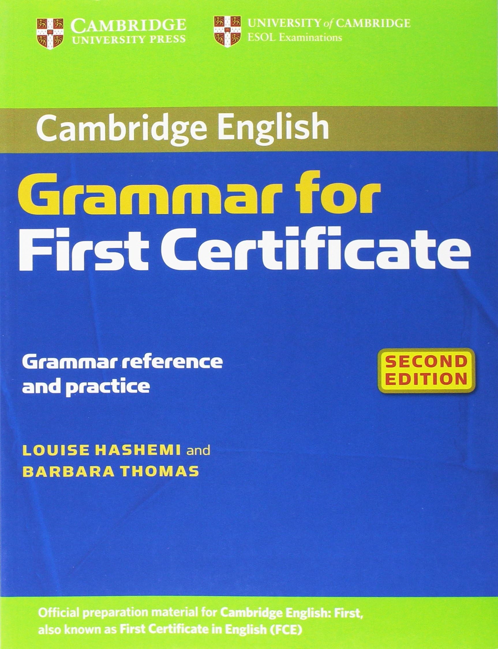Cambridge Grammar for First Certificate Without Answers