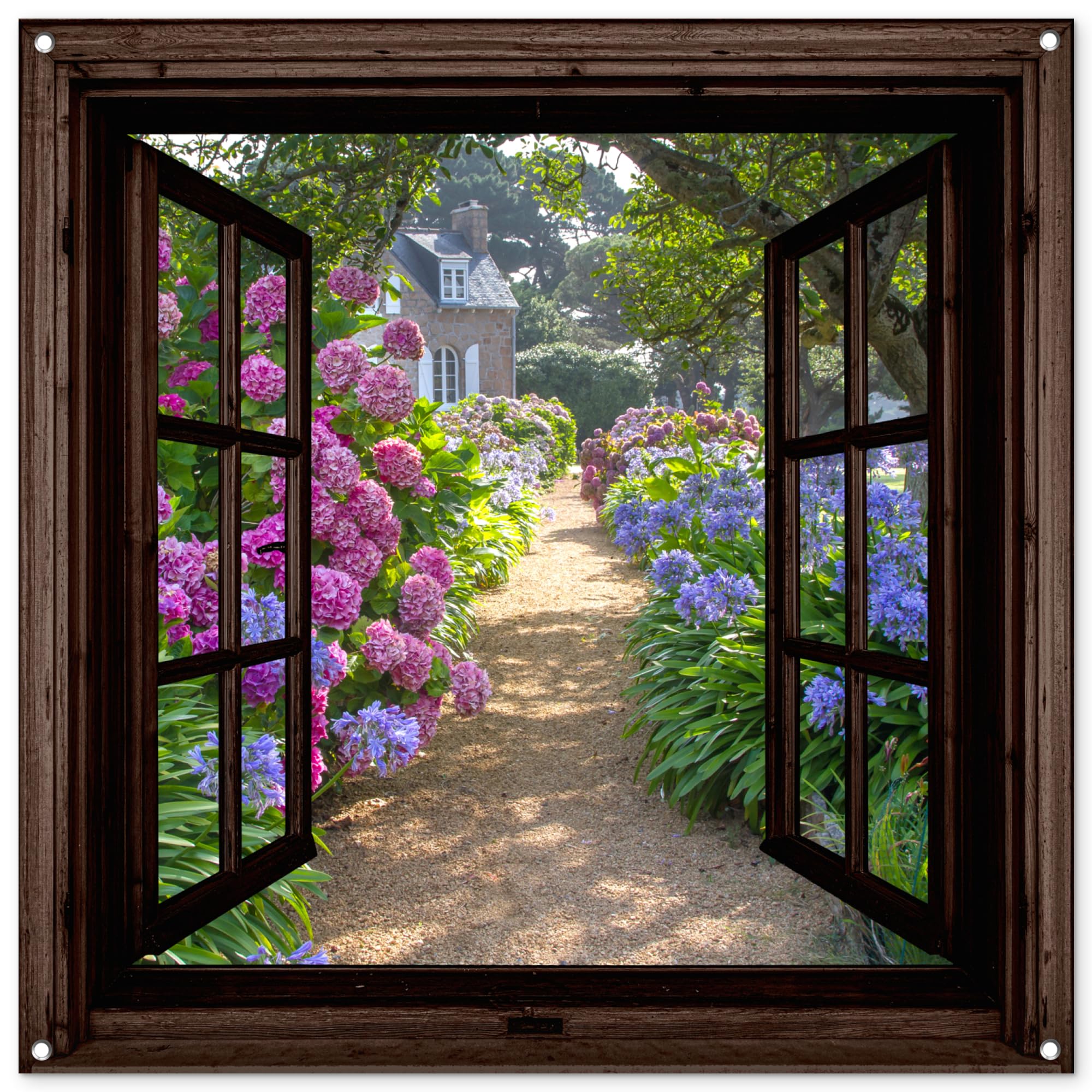 MuchoWow© Garden Poster Outdoor Wall Decor Posters Decorations Balcony — image 1