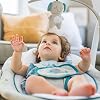 Ingenuity ConvertMe 2 in 1 Compact Portable Baby Swing and Baby Seat, Battery Operated Vibrations, Auto Swing, Nature Sounds - Nash