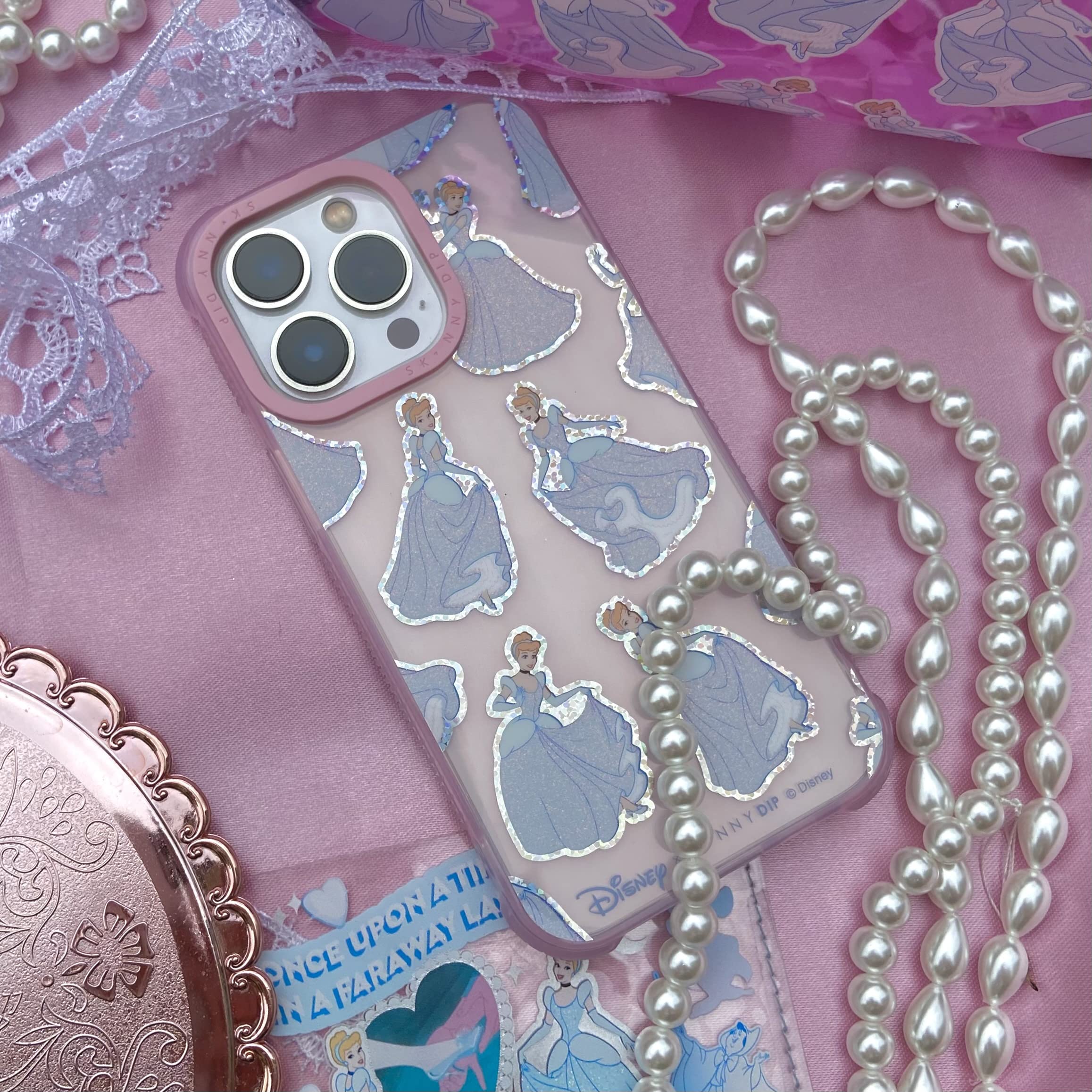Skinnydip Disney Classic Sidekick Custodia per iPhone 15, design alla moda, sottile e leggera, antigraffio e antiscivolo, custodia protettiva regalo per ragazze, compatibile con iPhone