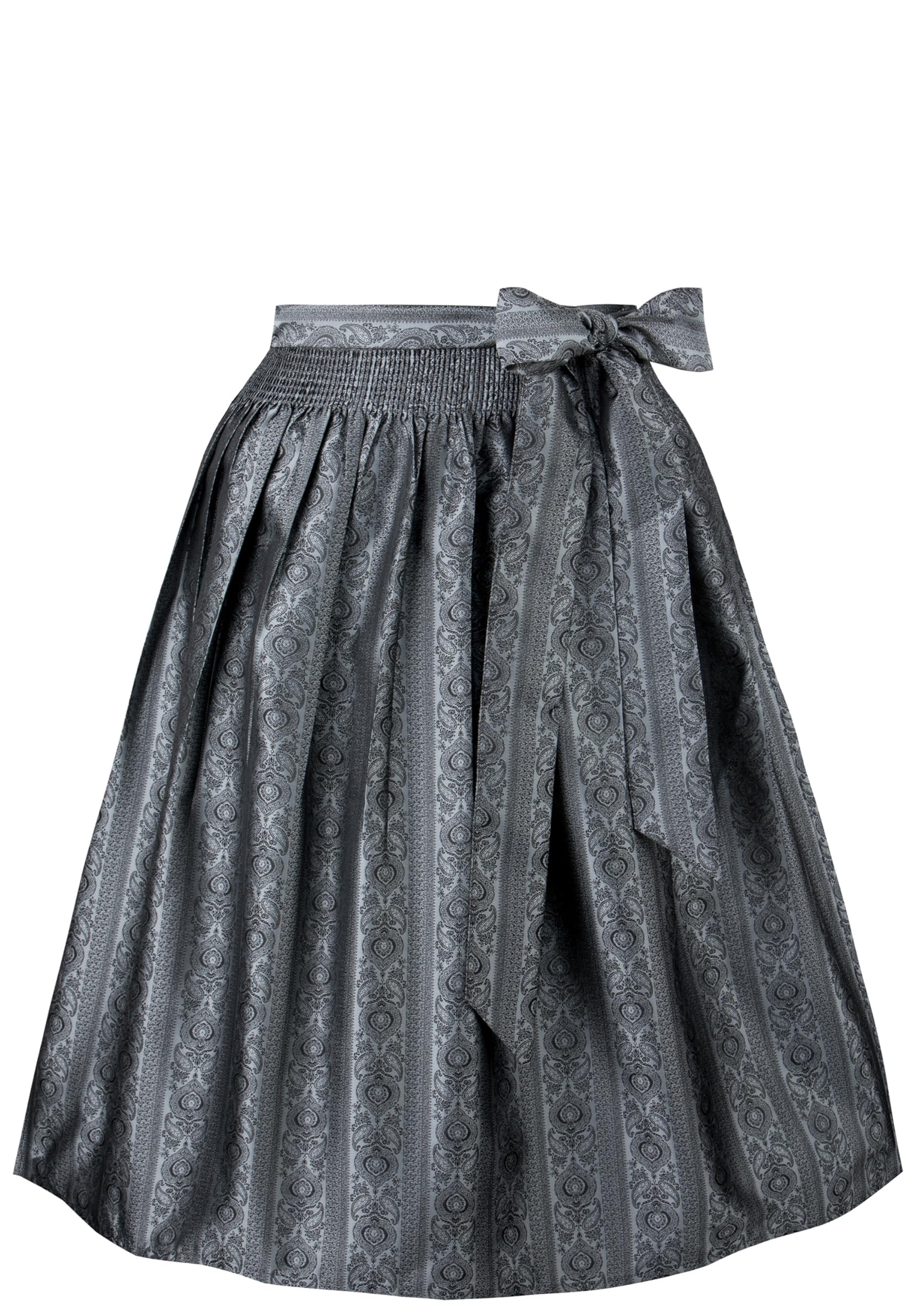 Stockerpoint Corinna Women's Midi Dirndl Apron, gray, 46-50