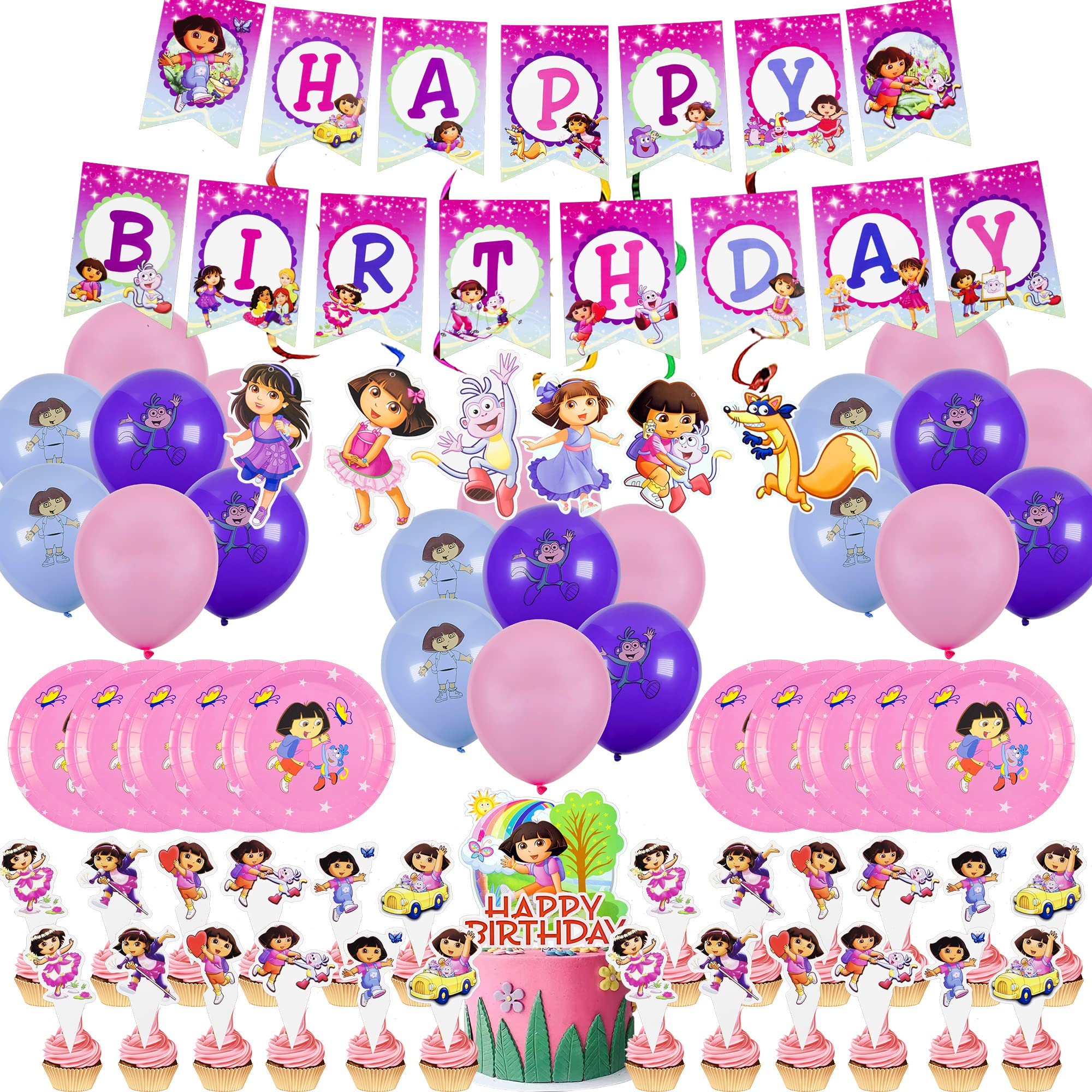 Buy The Explorer Birthday Party Supplies , Cartoon Theme Party