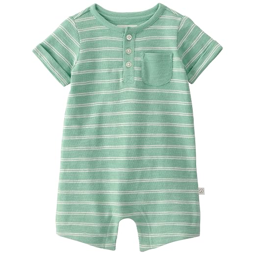 little planet by carter's Unisex Baby Waffle Knit Button-Front Jumpsuit made with Organic Cotton