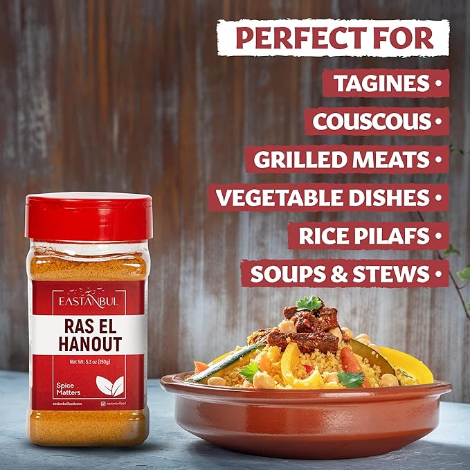 Especia Ras El Hanout Eastanbul, 5.3 oz, Sazonador para Carnes miniatura 4