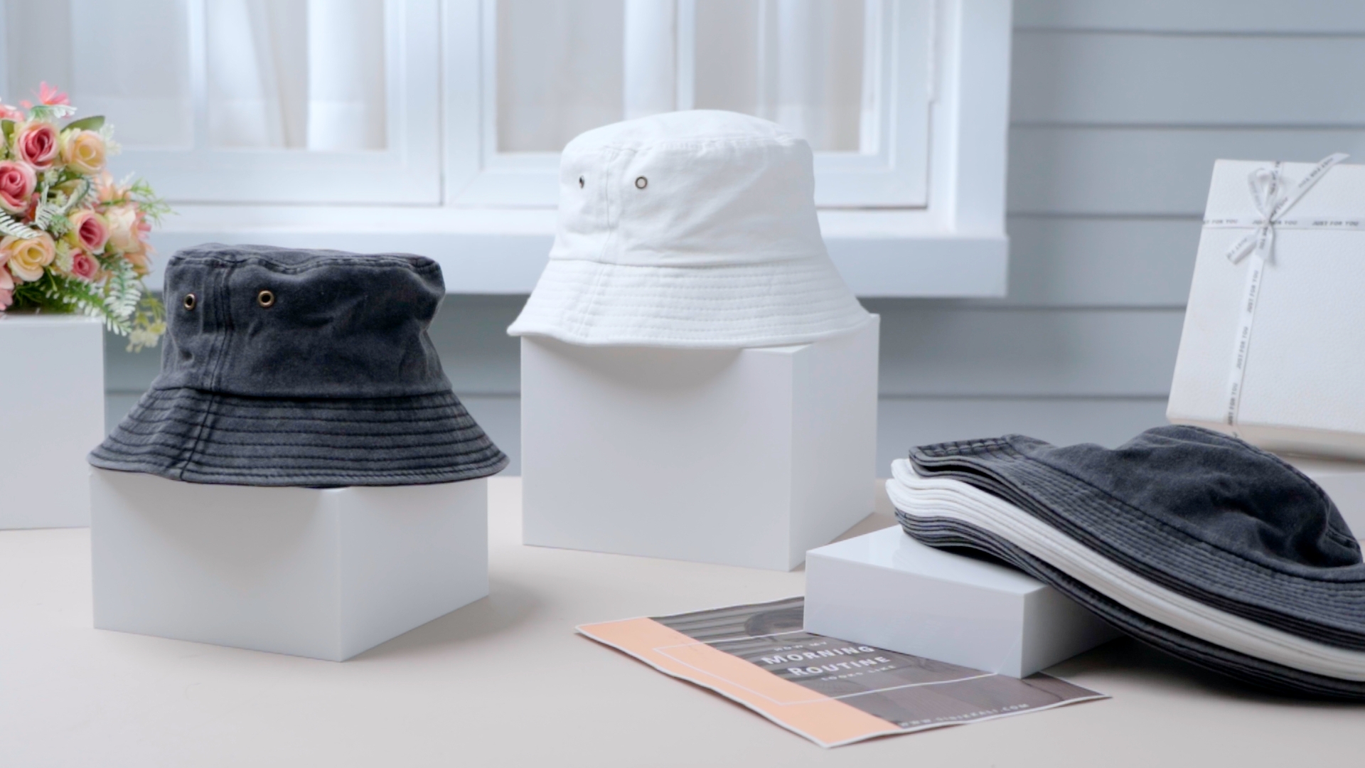 Lot De 10 Chapeaux Bob Réversibles En Coton - Unisexe Adulte, Pour été, Plage, Voyage, Camping