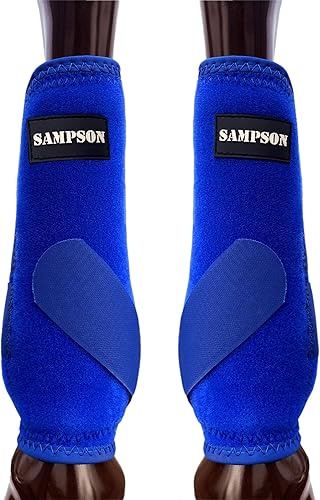 sampson Botas de caballo, botas deportivas profesionales para caballos con espuma viscoelástica que absorbe los golpes, protección superior y ajuste disponible en Yaxa Colombia