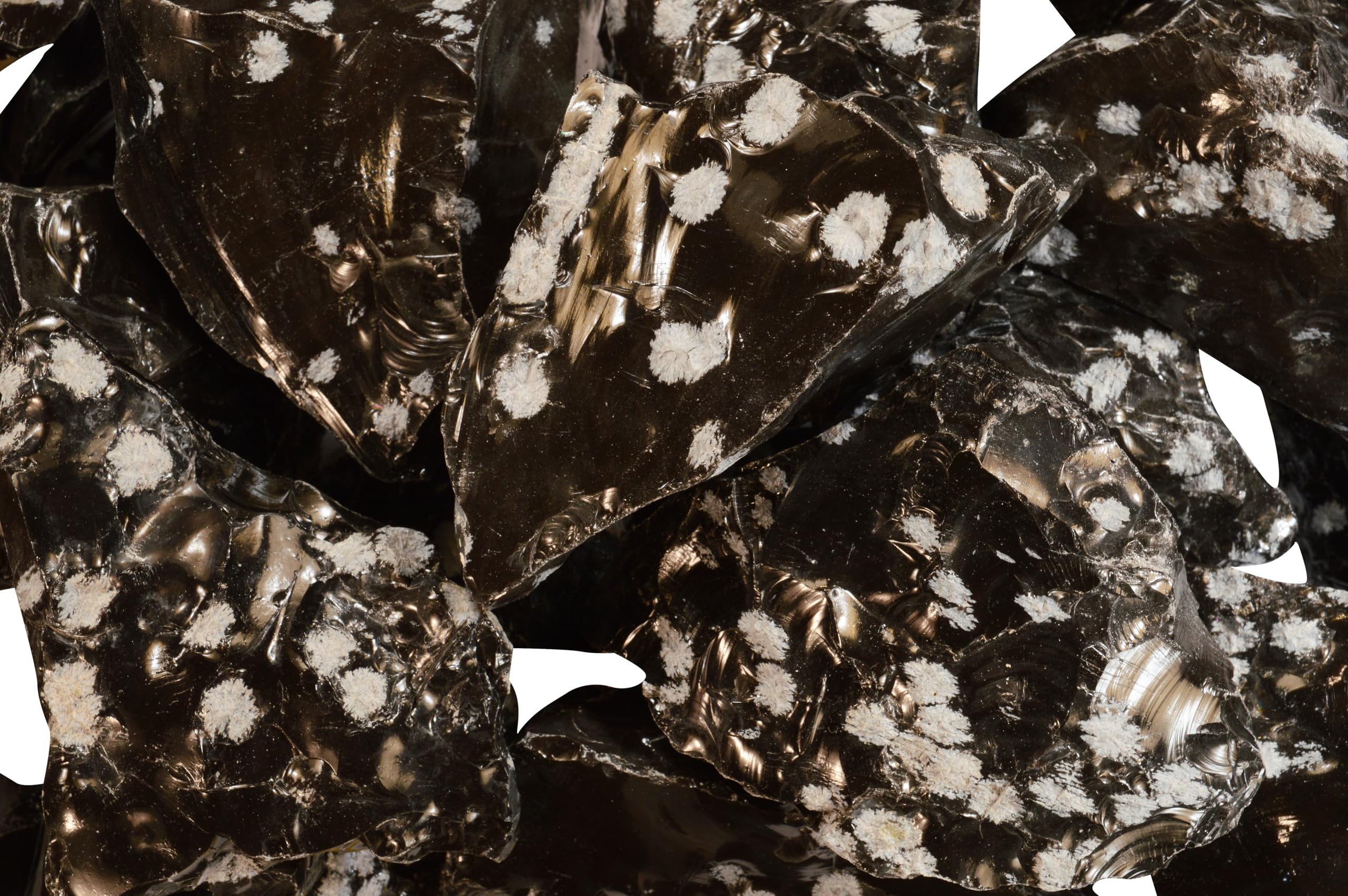 Kidz Rocks Snowflake Obsidian 2 1/2