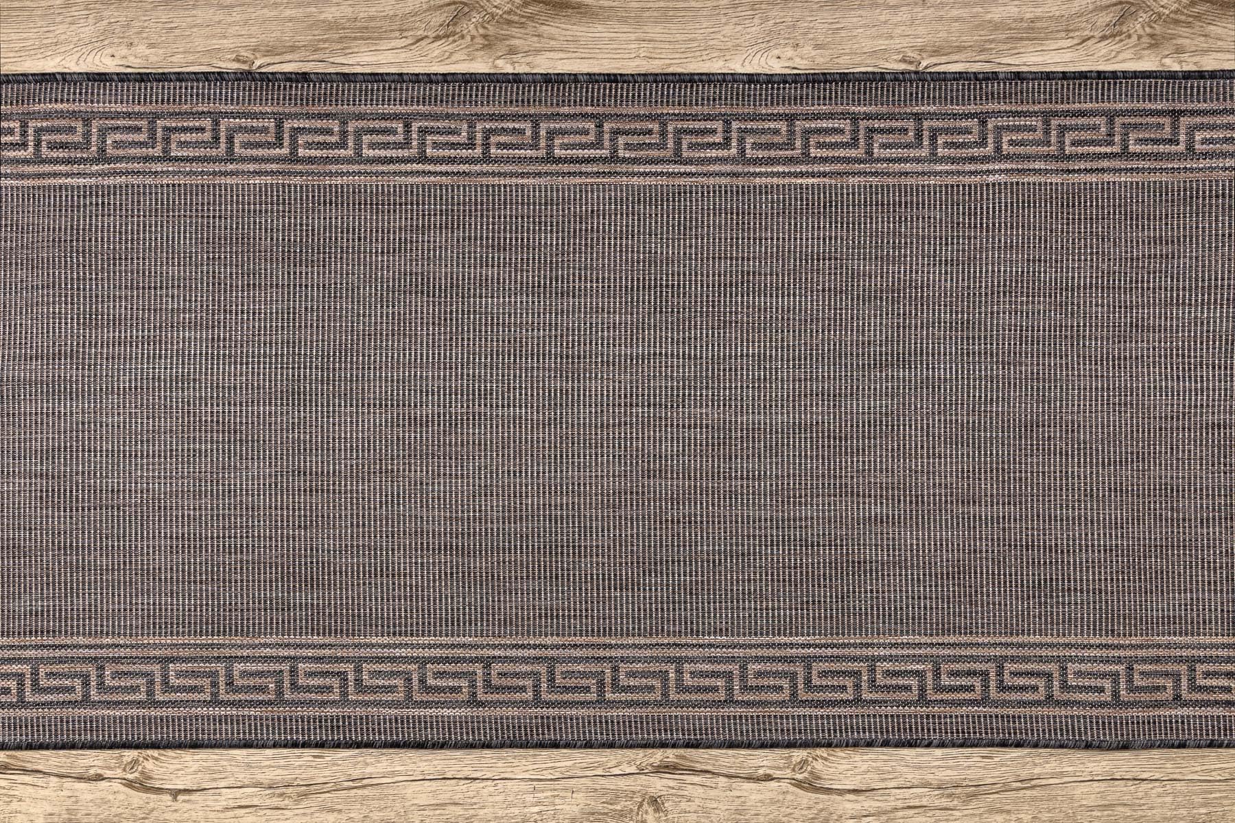 rugsx Tapis de Couloir SION 20446 Cuisine terrasse Natural Beige 120x380 cm