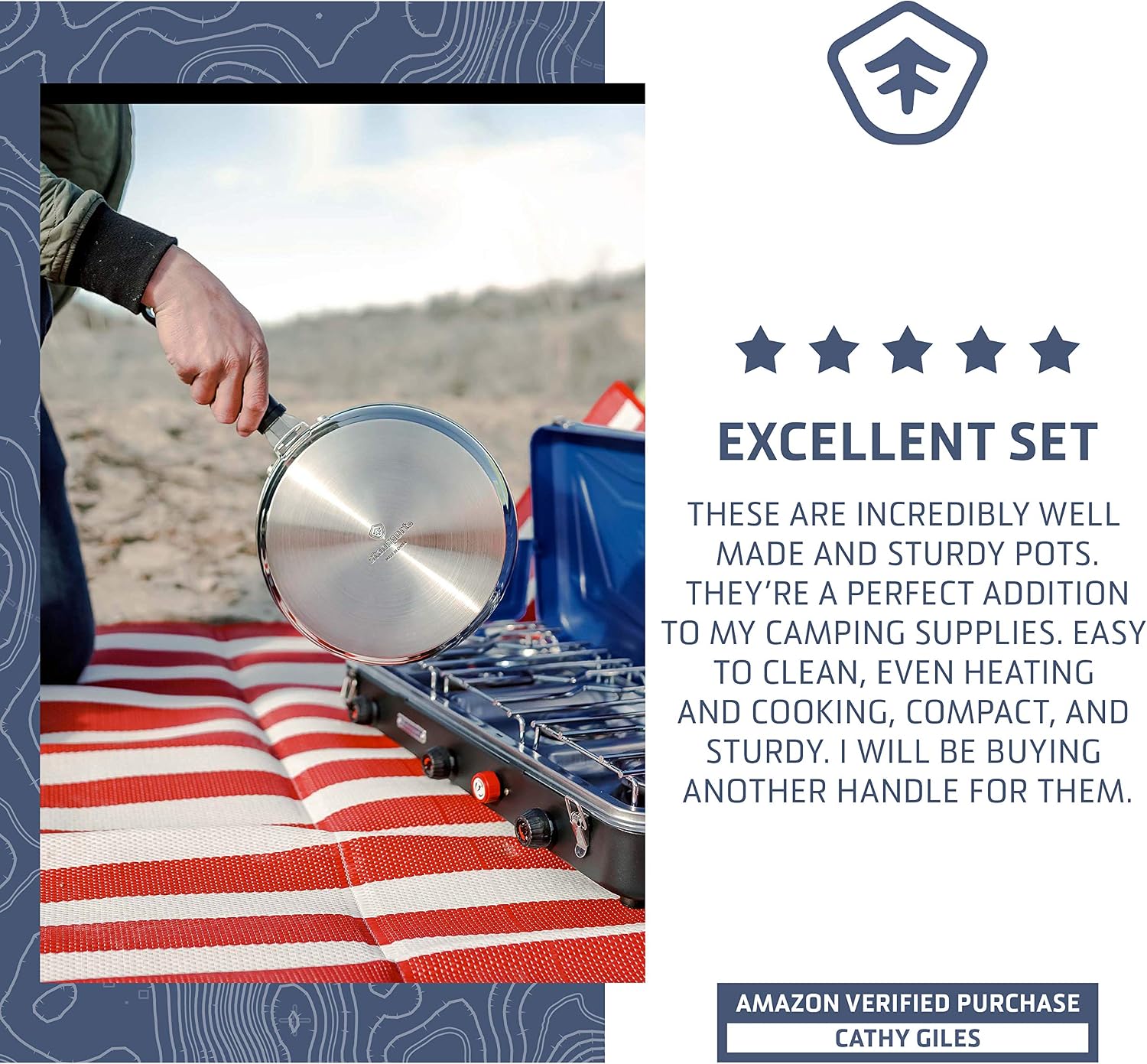 Bеѕt Dеаl STANSPORT - Heavy Duty 7-Piece Stainless Steel Clad Cookware Set