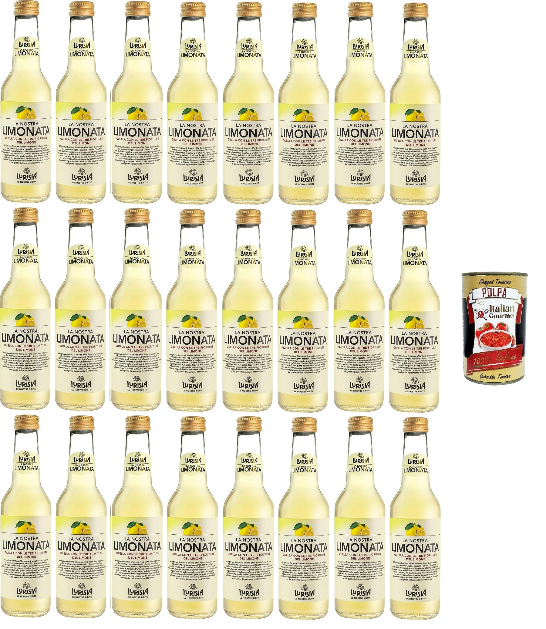 Italian Gourmet Limonata bevanda al limone Zitronenlimonade 24 x 275ml