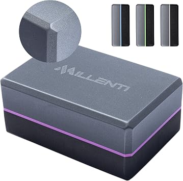 MILLENTI Yoga Block Soft Non-Slip - Sold as Single Foam Block, Non-Slip Latex-Free Pilates Equipment, Free Workout Guide for Home Fitness Stretching Workouts - 9x6x4 Pink, YBK2LP