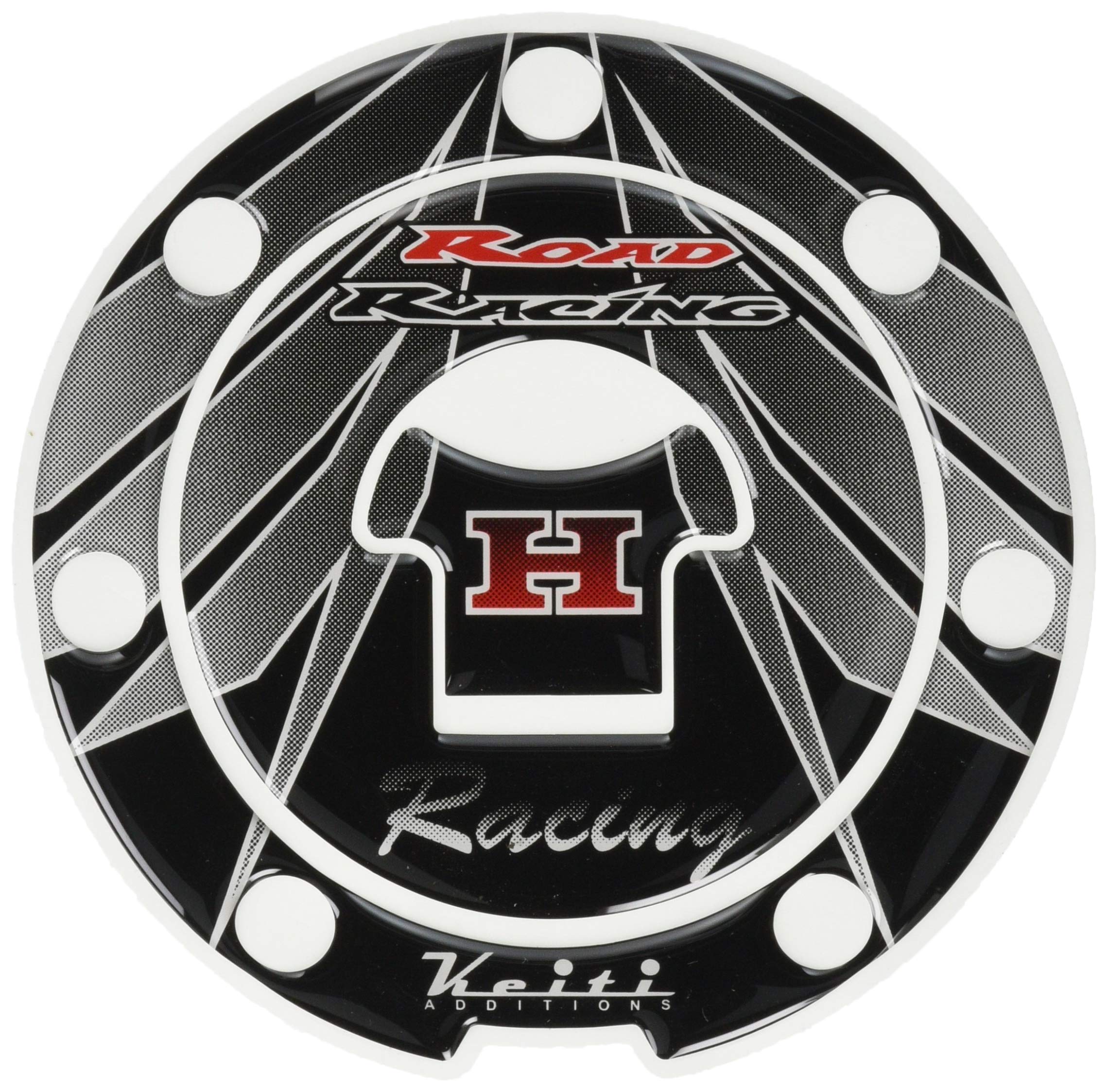 Keiti(ケイティ) フュエルキャップパッド HONDA/ウィング UVクリアコーディング仕上げ ブラック CB1300SF[SC40/SC54] VFR1200F CB1000SF CBR1000RR CBR1100XX VTR1000F VTR1000SP-1/SP-2 CBR900RR VFR800 CBR600RR CBR600F CB400SF Revo[NC42]/[NC39] RHD205K